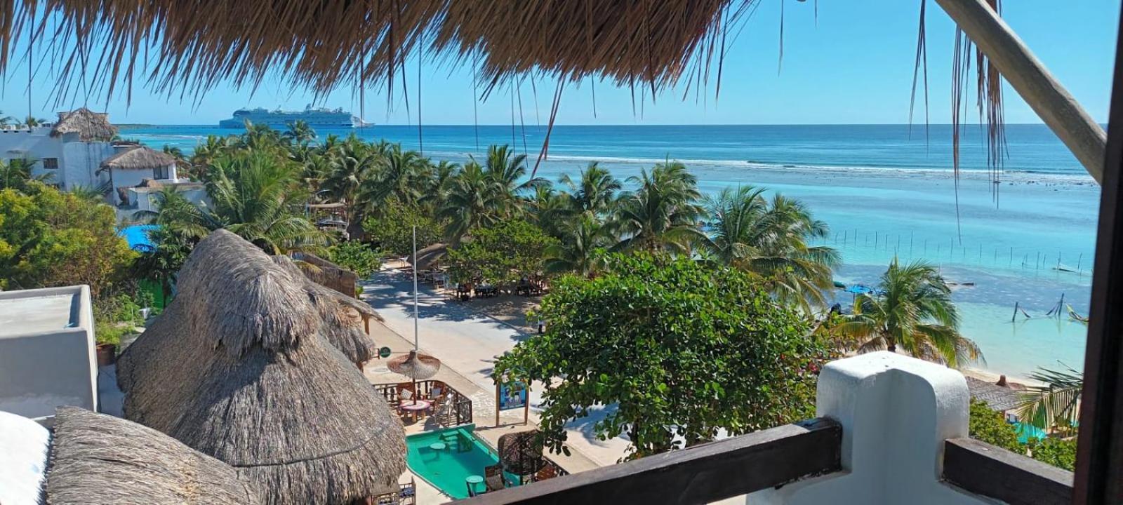 Hotel Blue Reef Frente Al Mar Mahahual Exterior foto