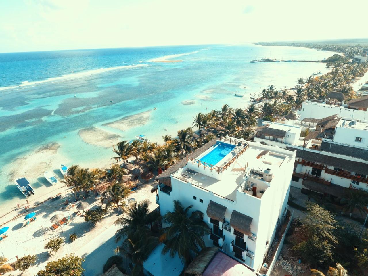 Hotel Blue Reef Frente Al Mar Mahahual Exterior foto