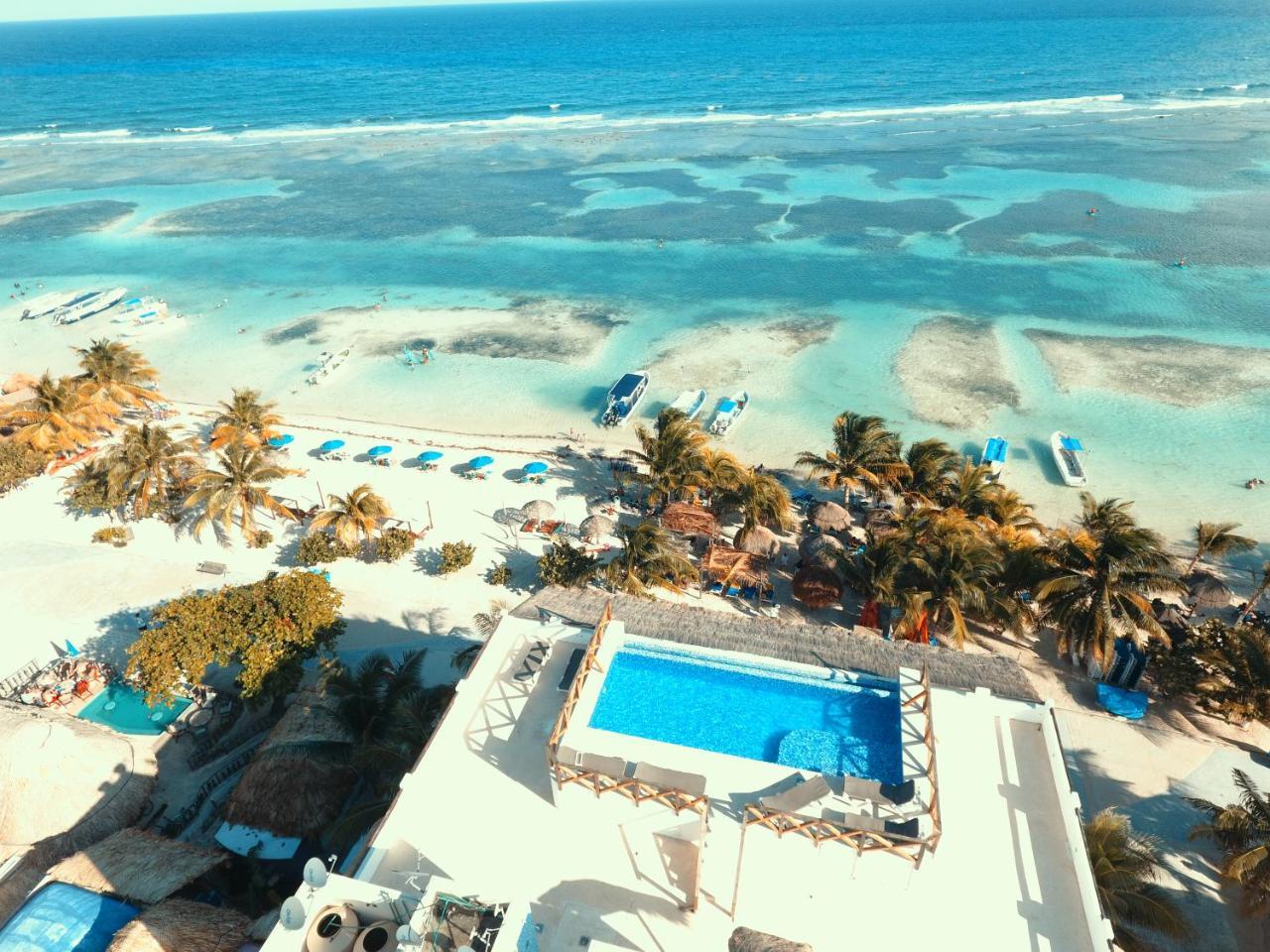 Hotel Blue Reef Frente Al Mar Mahahual Exterior foto